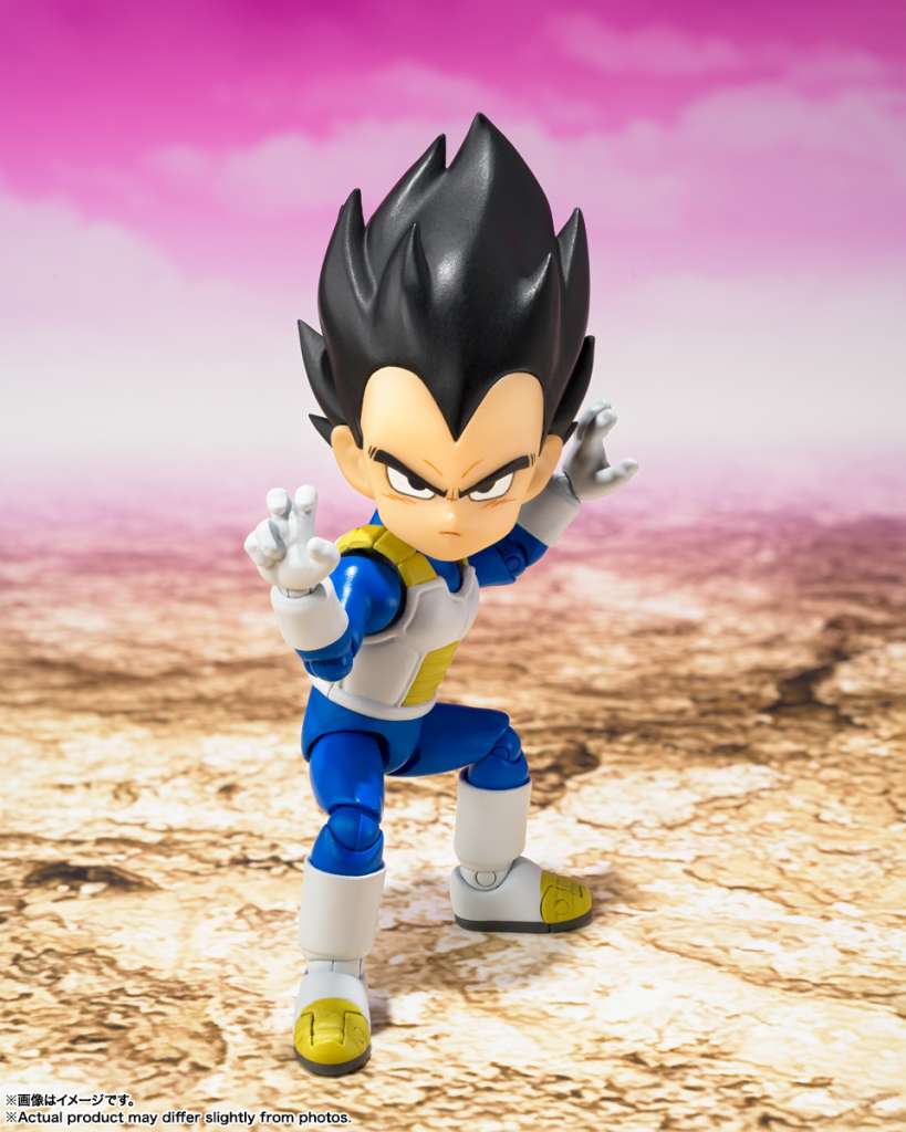 Dragon Ball Daima - Vegeta Mini - Figurine Articulée Tamashii Nation