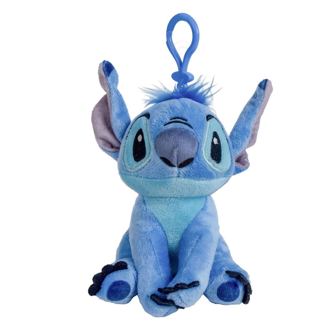 DISNEY – Bag Clip peluche Stitch 12 cm – Officiel