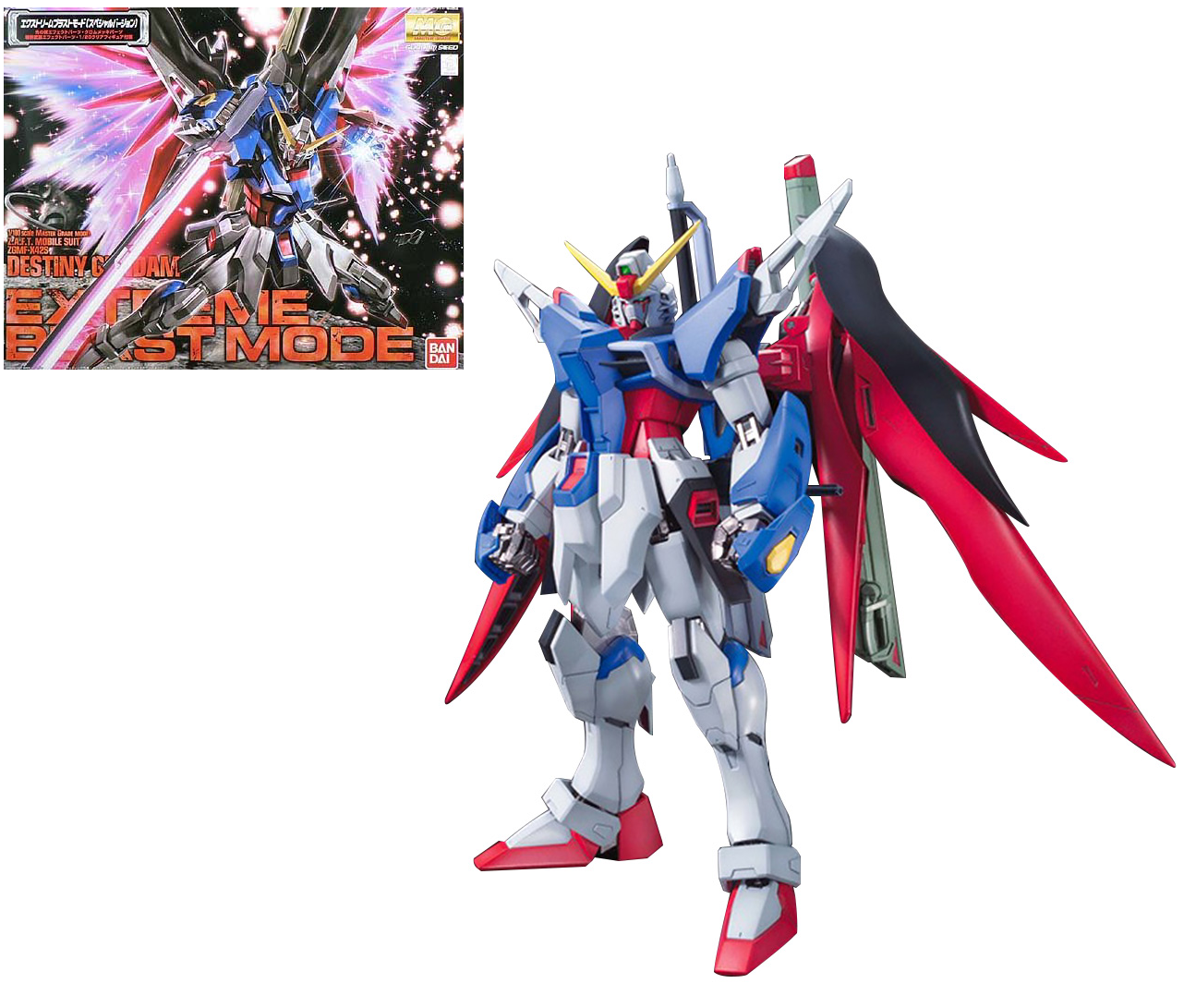 Gundam - MG 1/100 Seed Destiny Gundam Extrem Blast Mode - Gunpla