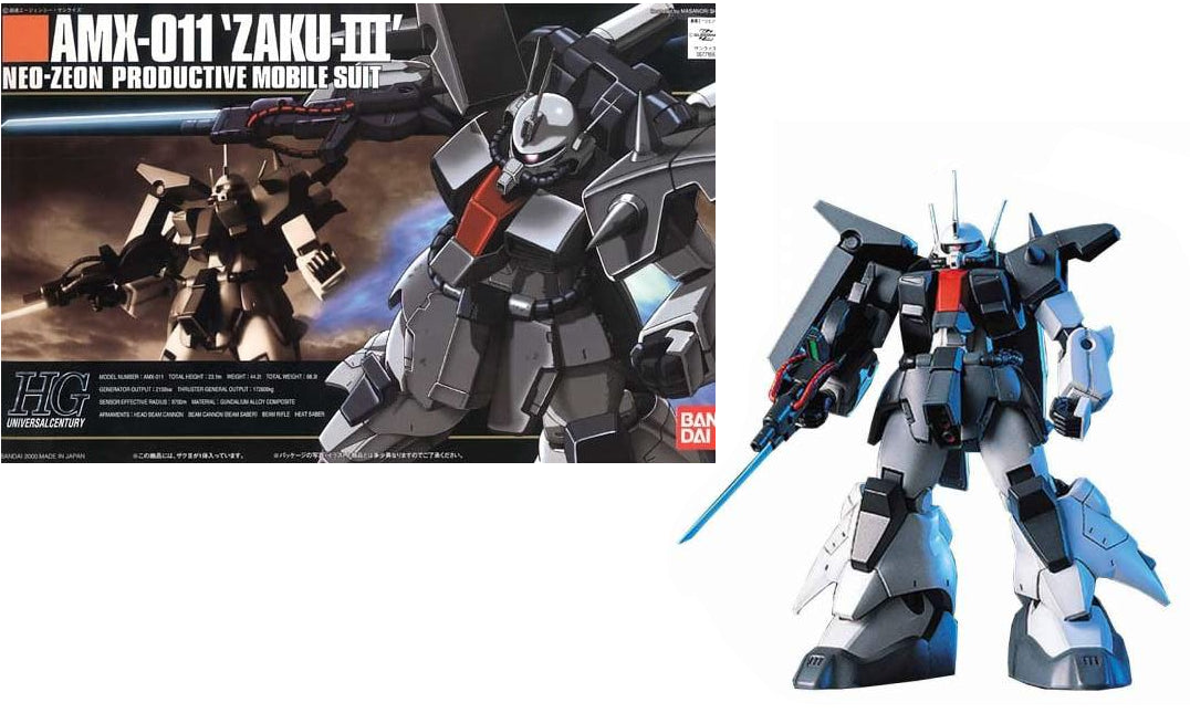 Gundam - HGUC 1/144 AMX-011 Zaku III - Gunpla