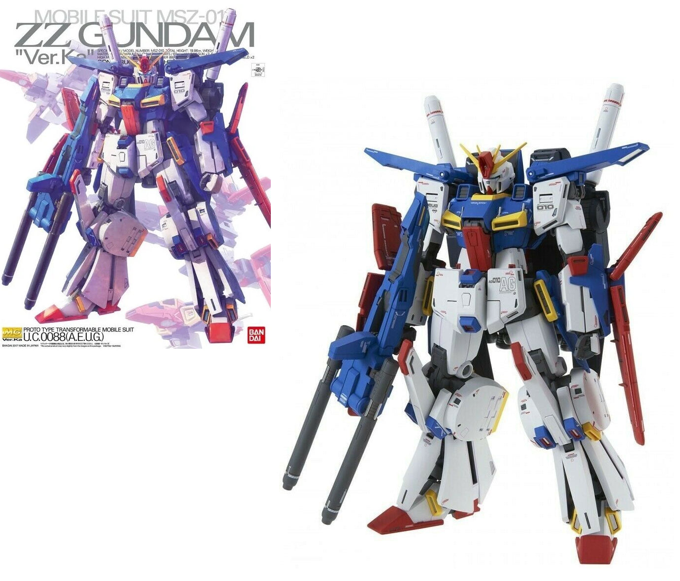 Gundam - MG 1/100 ZZ Gundam Ver. Ka (Campaign) - Gunpla