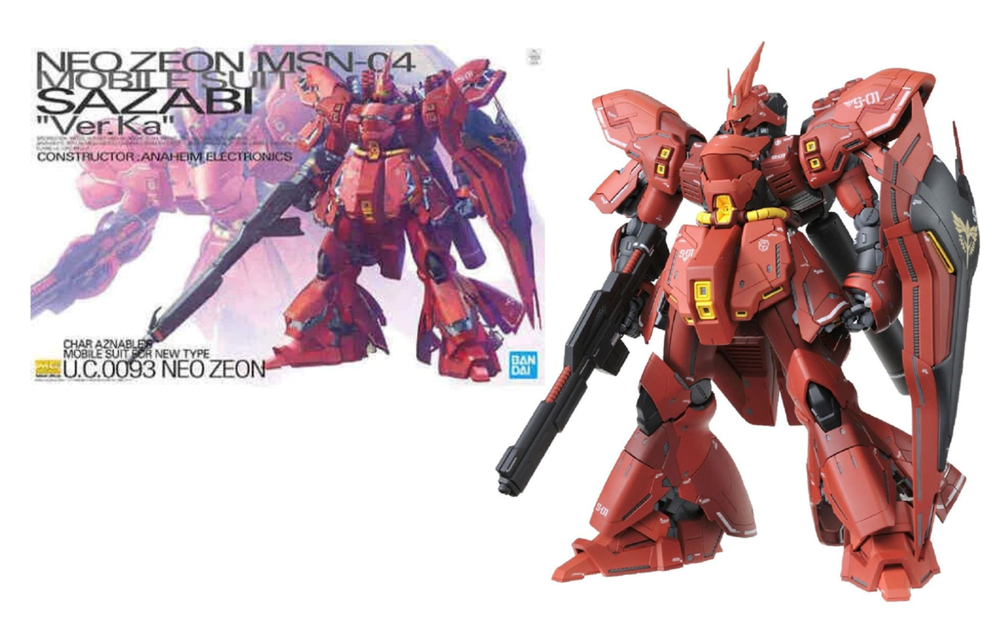 Gundam - MG 1/100 MSN-04 Sazabi Ver.KA - Gunpla