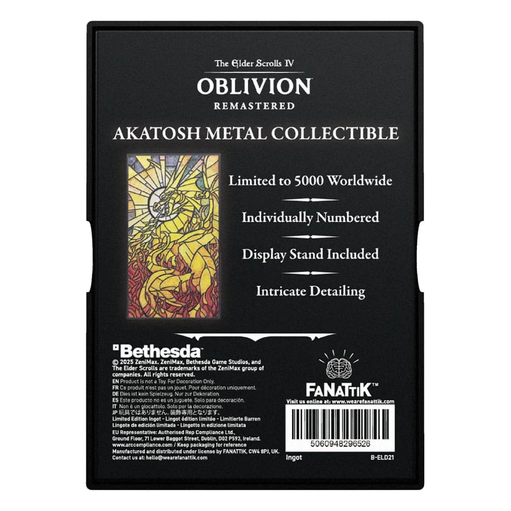 112025 - The Elder Scroll Oblivion - Akatosh - Lingot (Edition Limitée)