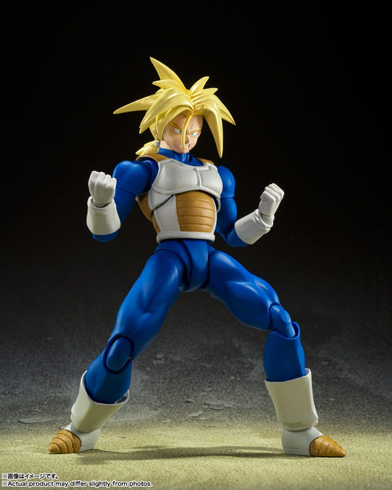 Dragon Ball Z - Super Saiyan Trunks - Figurine Articulée Tamashii Nation