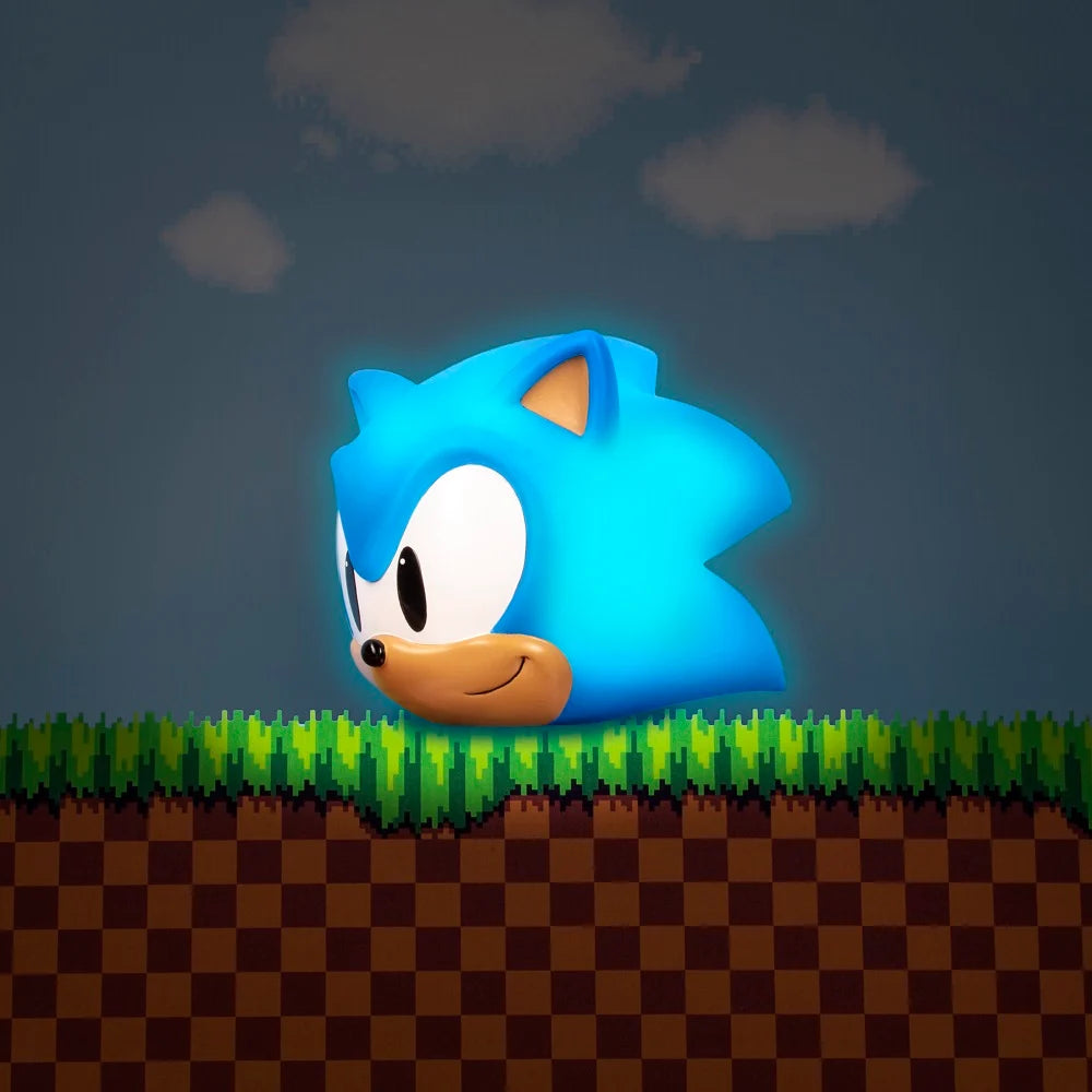 Sonic - Tête de Sonic - Lampe d'Ambiance