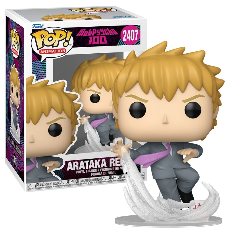 082026 Mob Psycho 100 POP! Animation Arataka Reigen #2407 – Funko