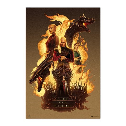 House of Dragons - Fire & Blood - Poster 61 x 91cm