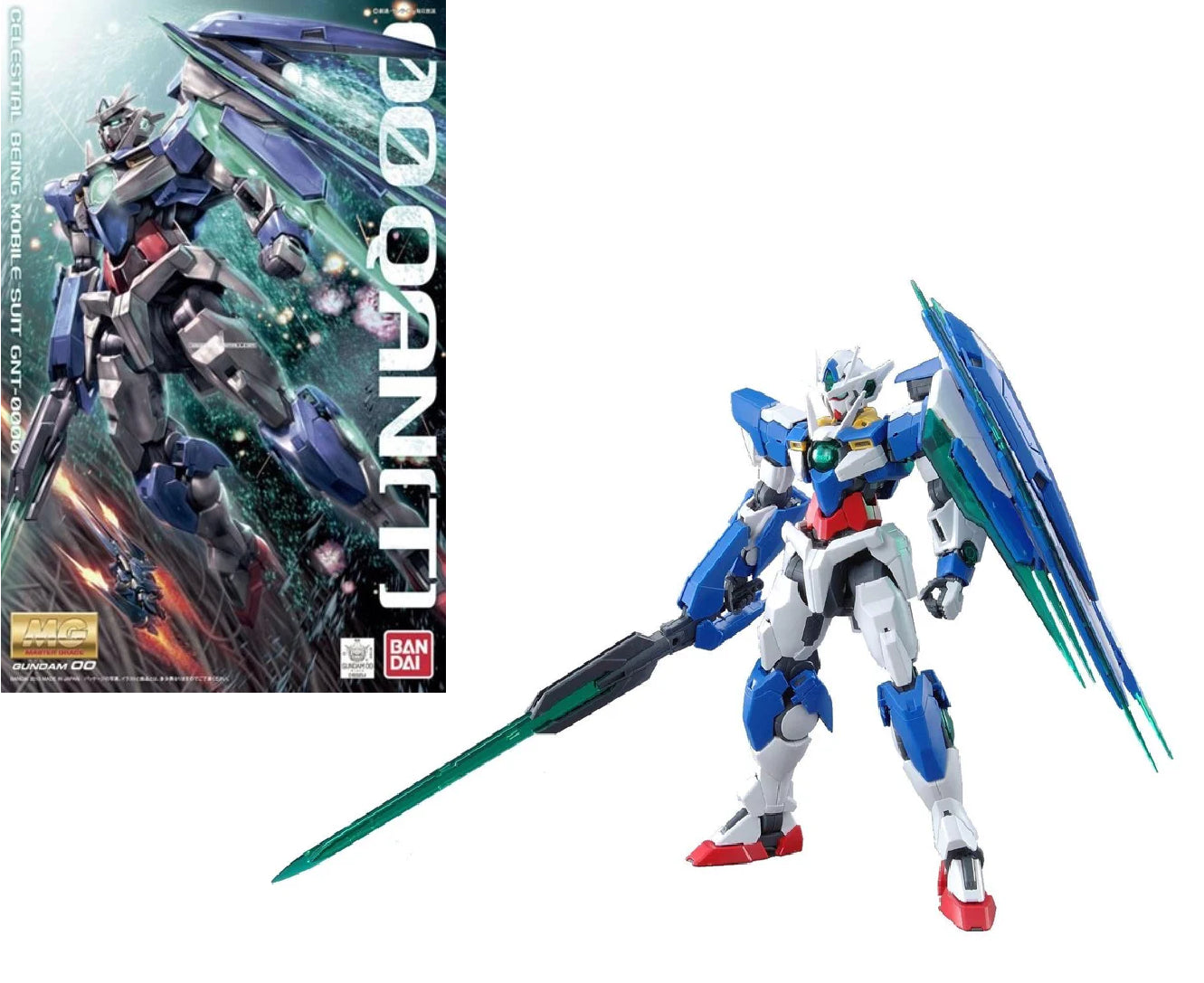 Gundam - MG 1/100 00 Qan'T' - Gunpla