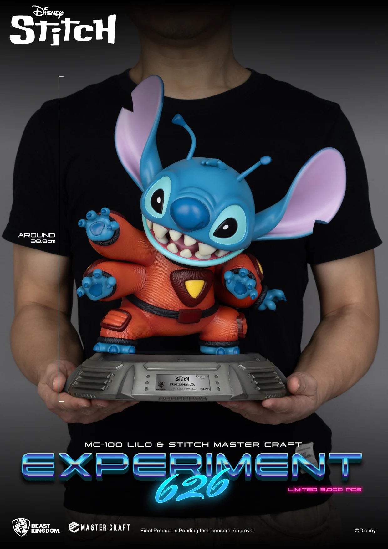 022026 - Disney - Stitch Experiment 626 - Statuette Master Craft