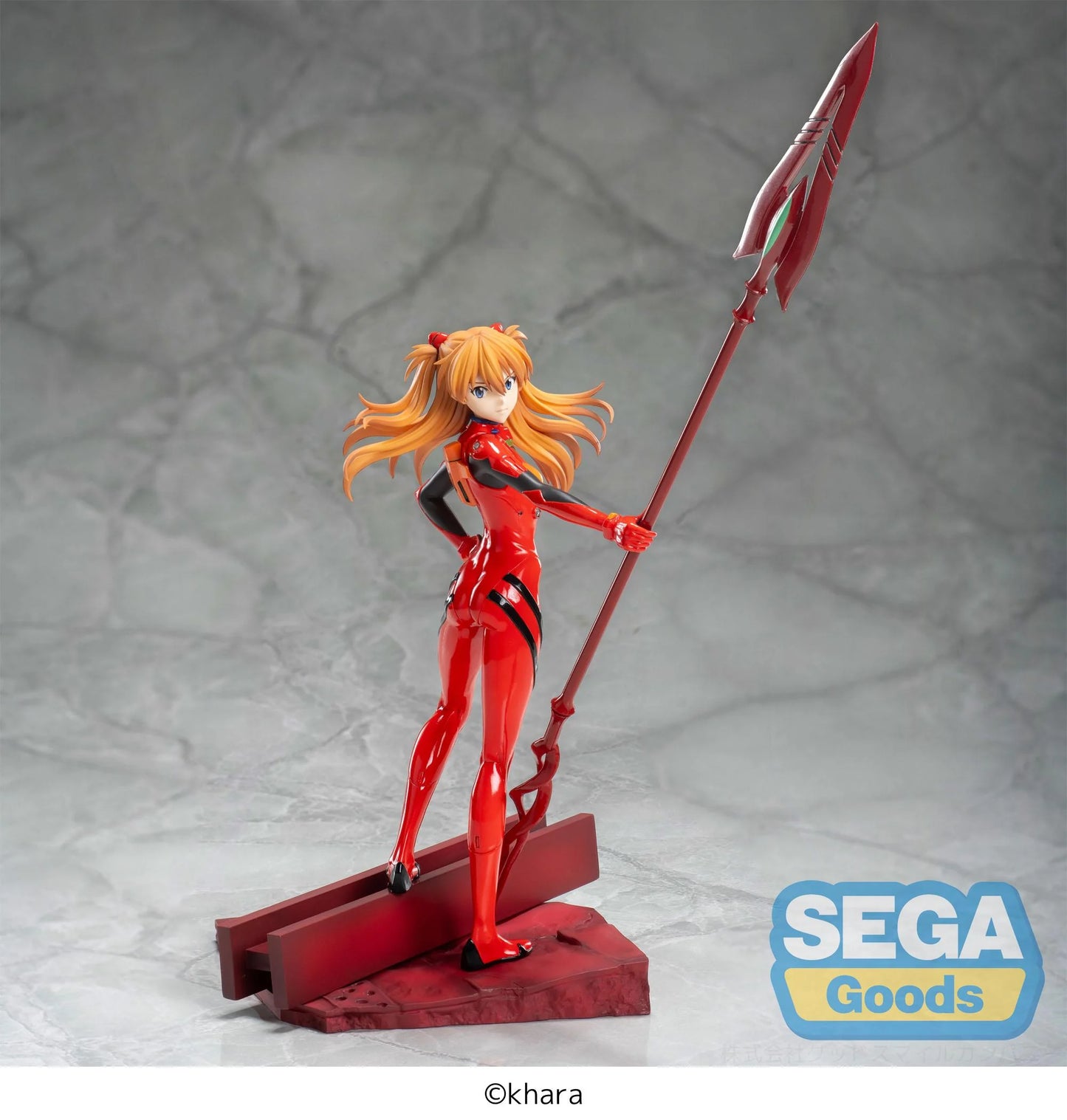 112025 - Evangelion - Asuka X Spear of Cassius - Figurine Sega Goods