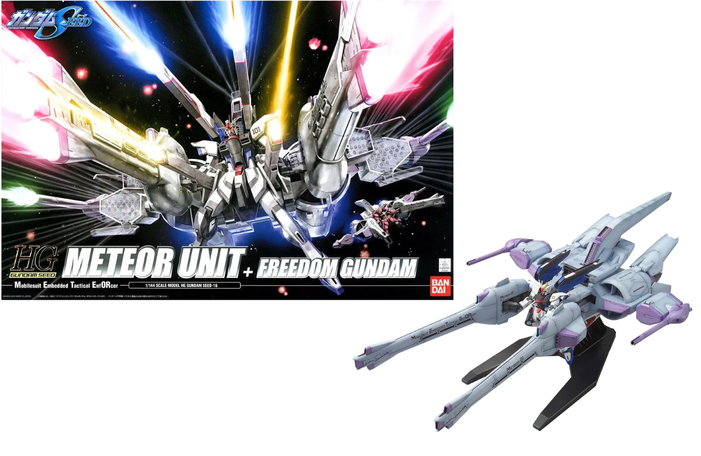Gundam - HG 1/144 Gundam Seed Meteor Unit + Freedom Gundam - Gunpla