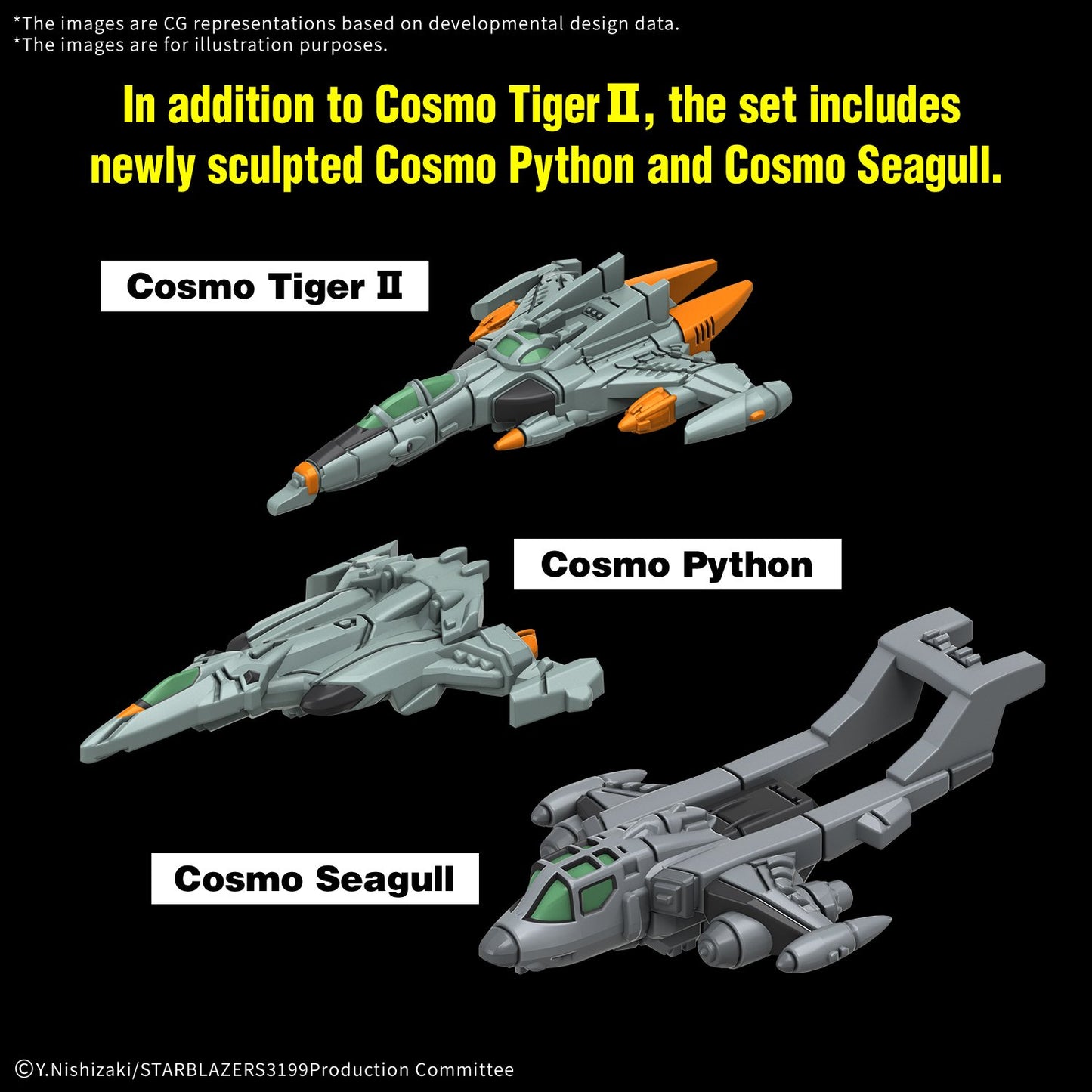 Yamato - 1/1000 EFCF Hyuga Class Battlecarrier DCV-01 Hyuga - Maquette Bandai