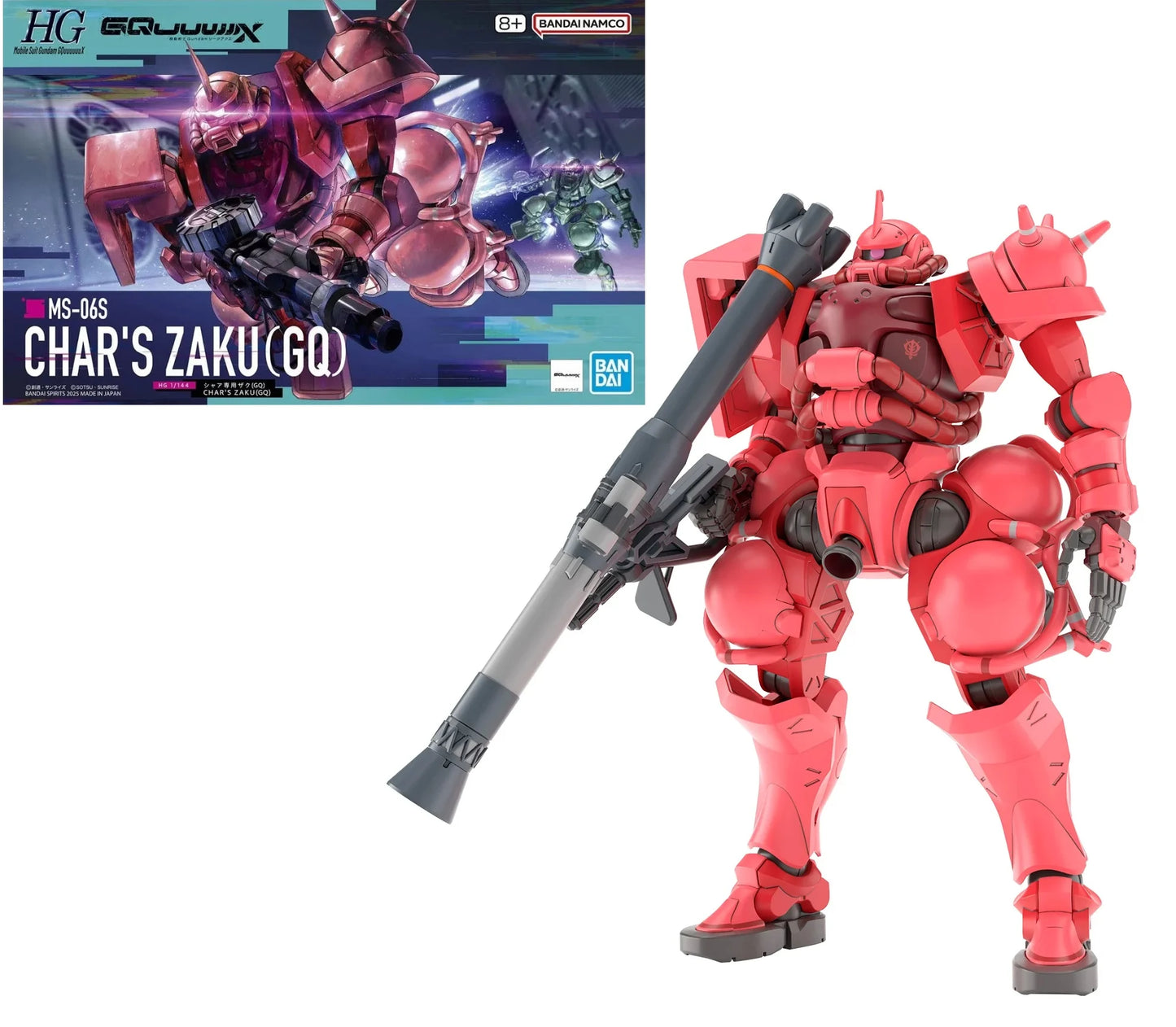 Gundam - HG 1/144 Char's Zaku (GQuuuuuuX Series) - Gunpla