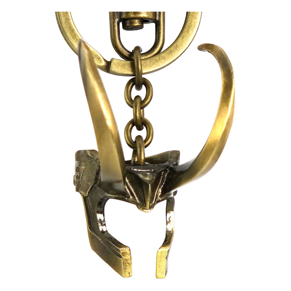 MARVEL – Porte-clés Casque de Loki en métal – Officiel
