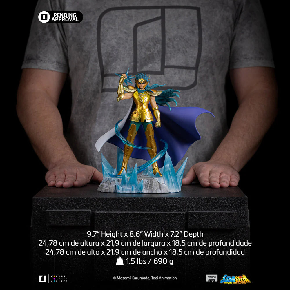 052026 - Saint-Seiya - Camus/Aquarius - Statuette Iron Studio