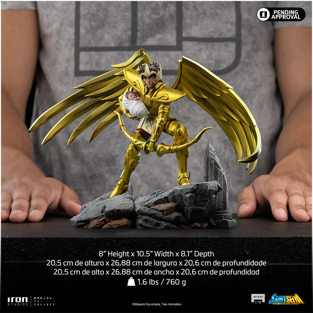 082026 - Saint Seiya - Sagittarius Aiolos - Statuette Iron Studio