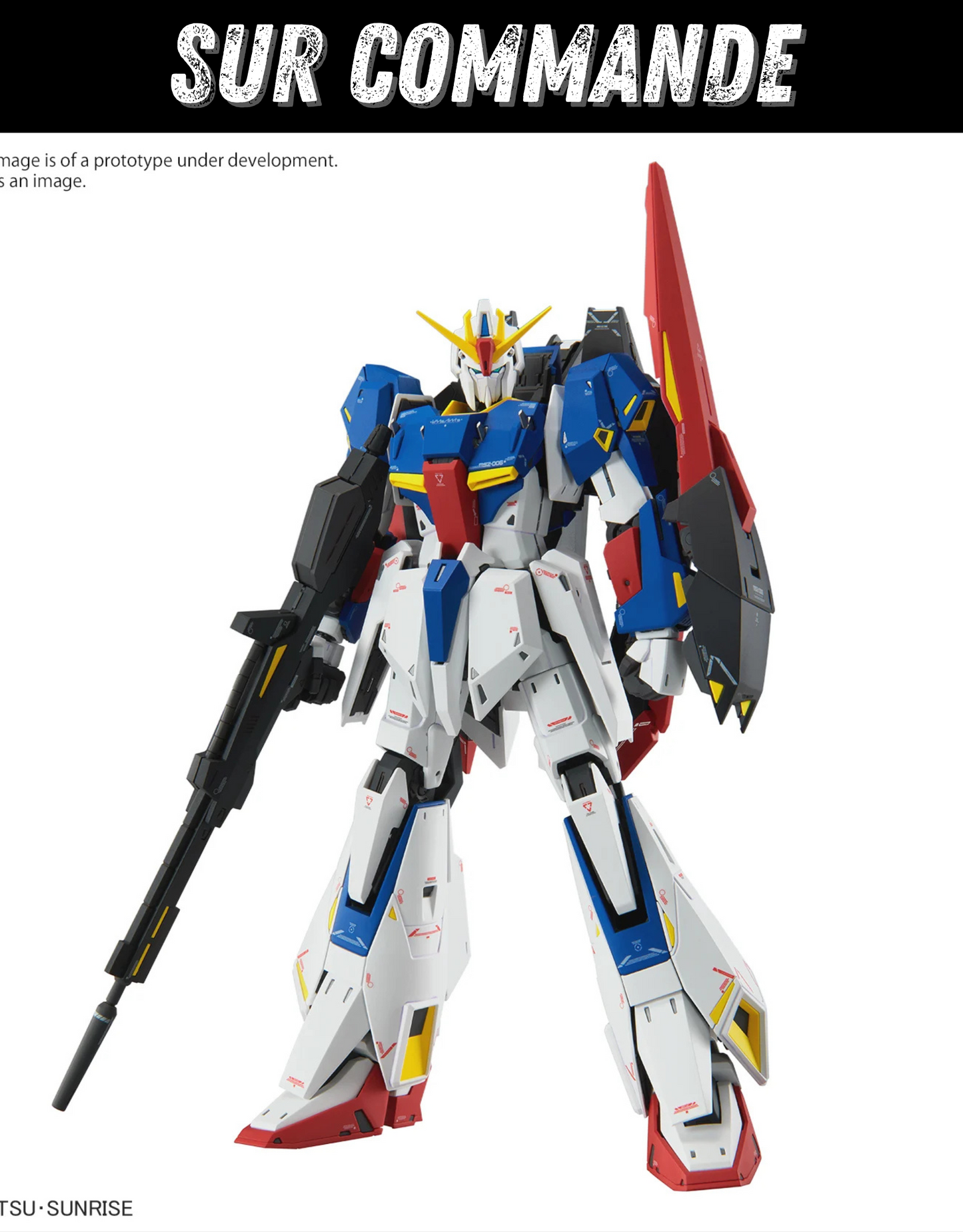 Gundam - MG 1/100 ZETA Gundam Ver. Ka - Model Kit
