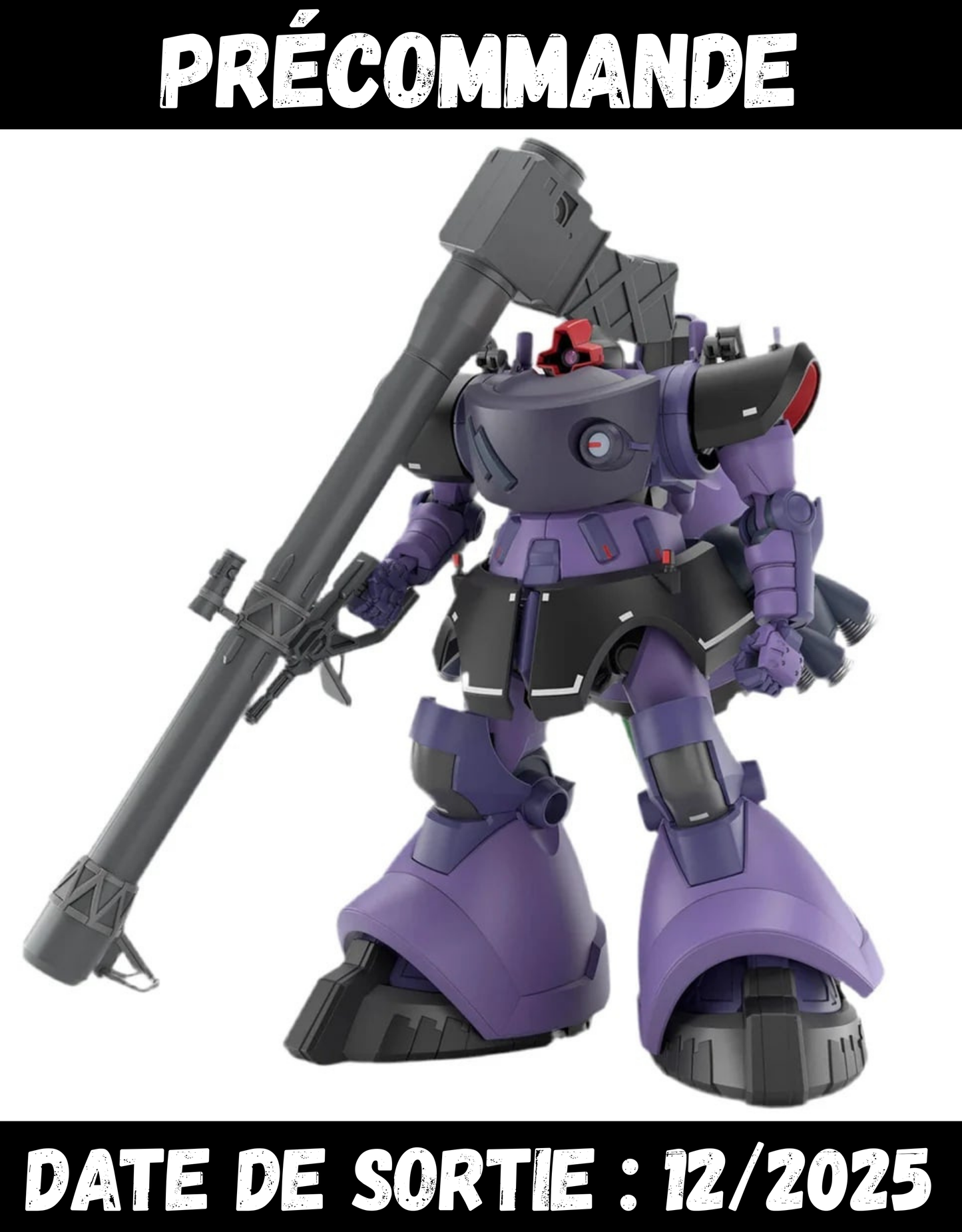 122025 - Gundam - HG 1/144 GQuuuuuuX Gaia Ortega Rick Dom - Gunpla
