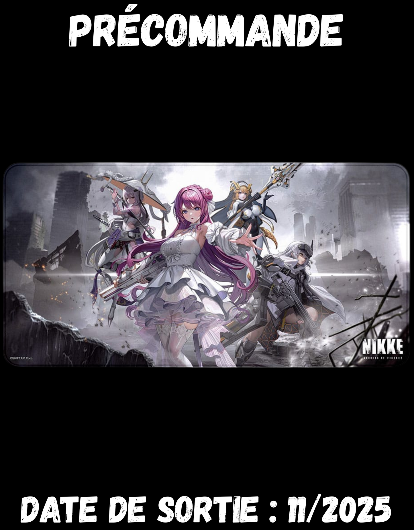 112025 - Goddess of Victory: Nikke - Inherit Squad - Tapis de Souris Sakami