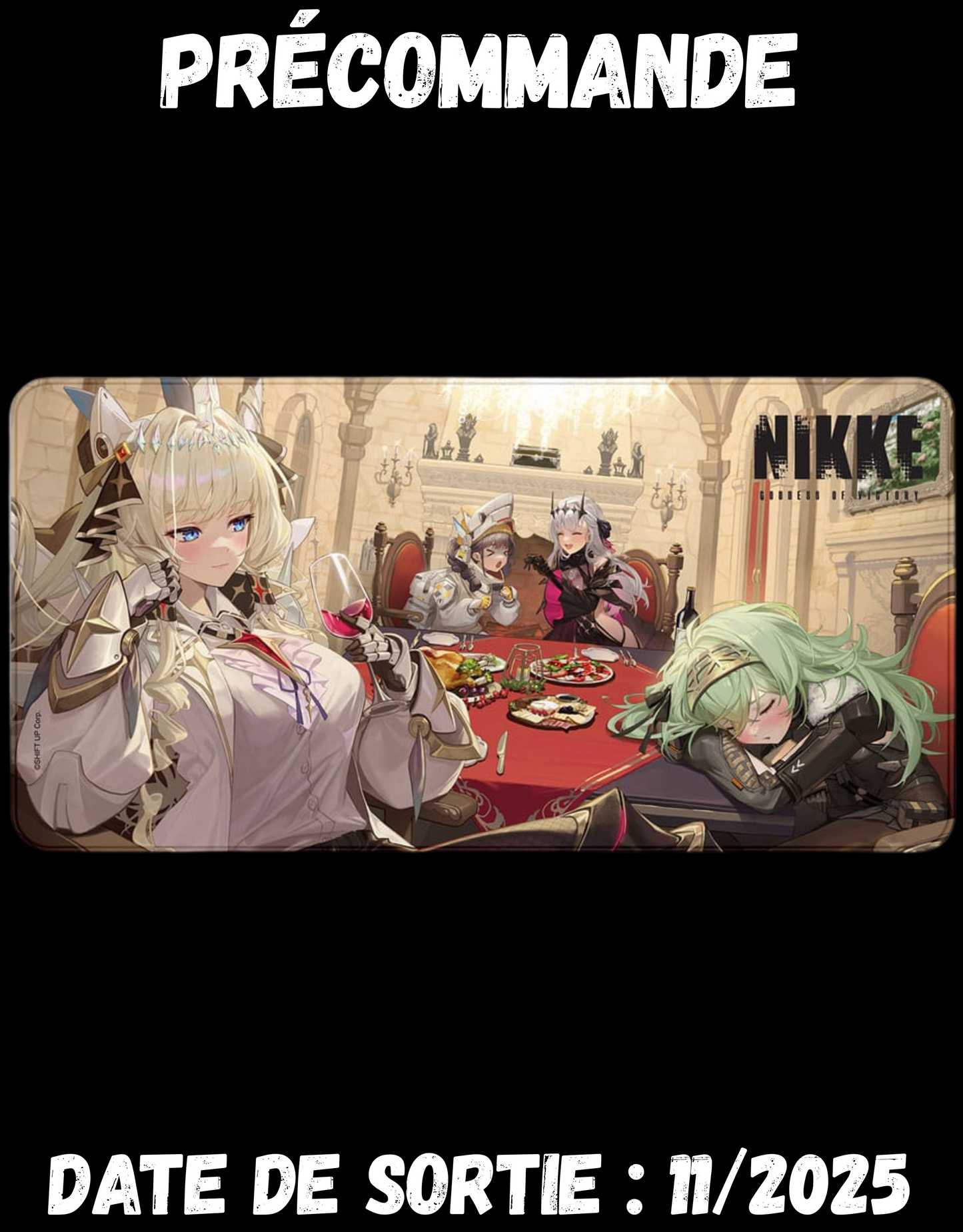 112025 - Goddess of Victory: Nikke XXL - Castle Dinner - Tapis de Souris Sakami