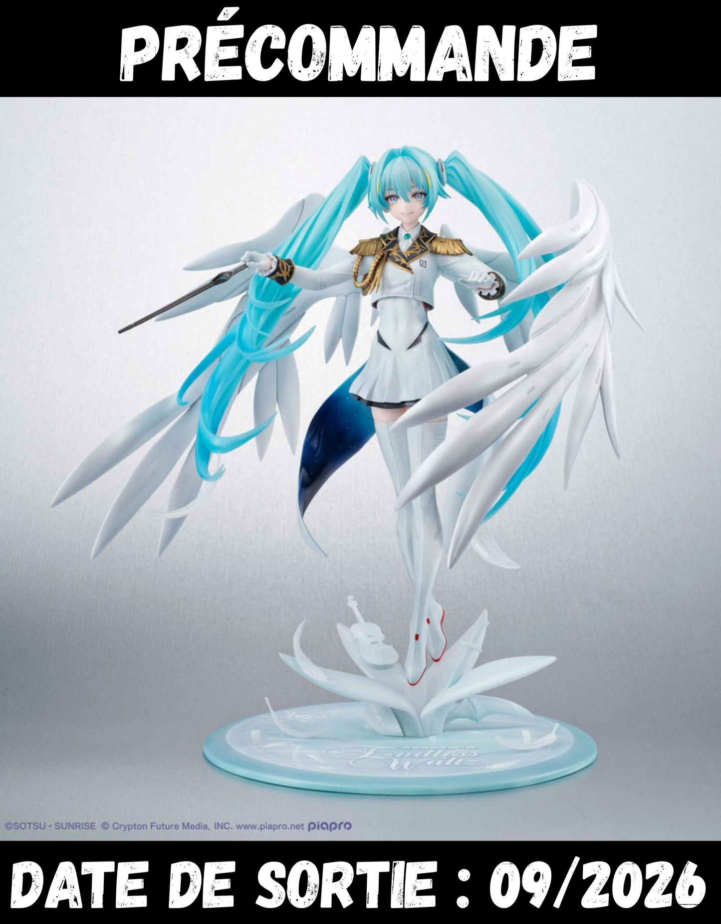 092026 - Gundam x Hatsune Miku - Lucra Miku x Wing Gundam Zero - Statuette Megahouse