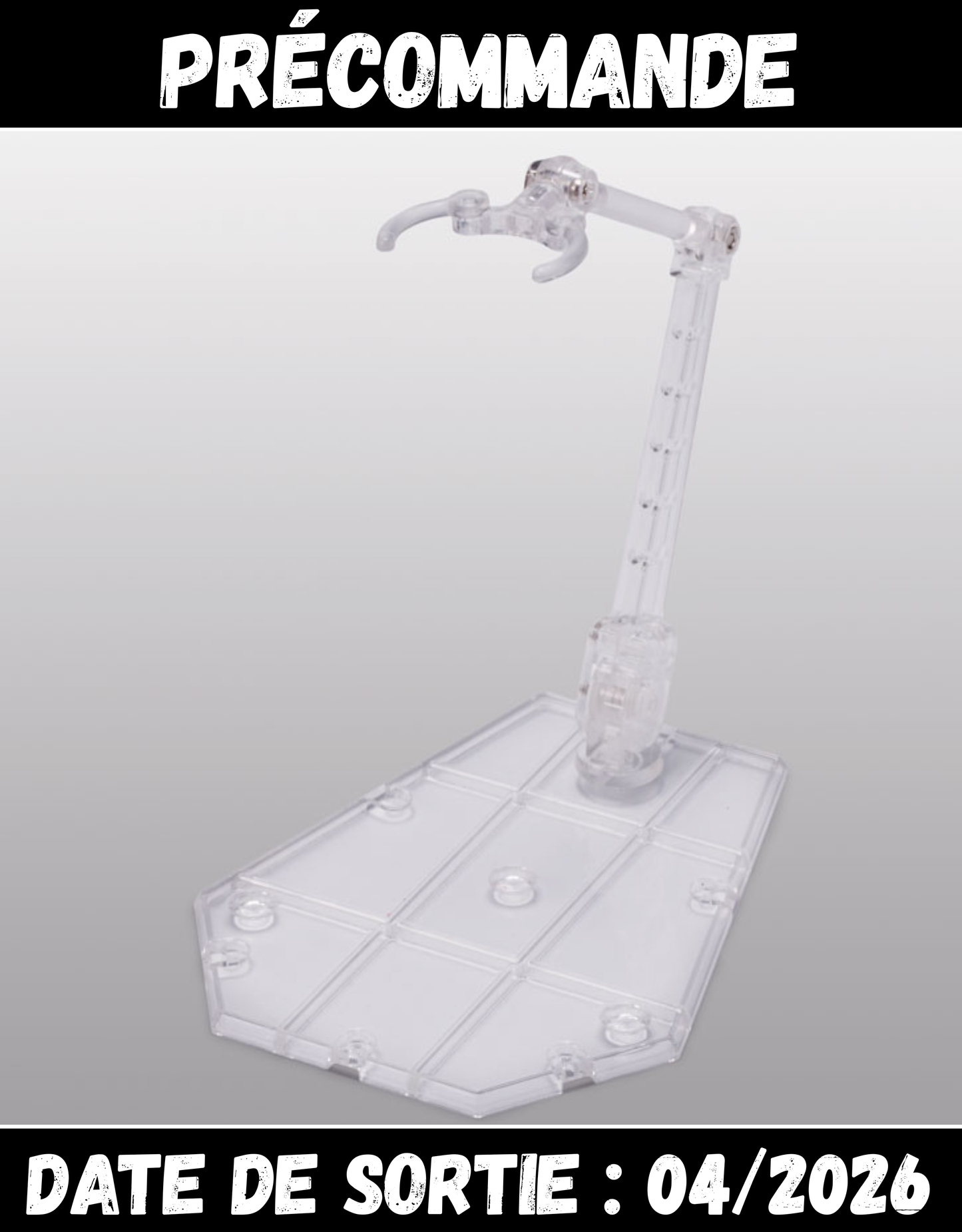 042026 - Accessoire Gunpla - Action Base 4 Clear - Bandai