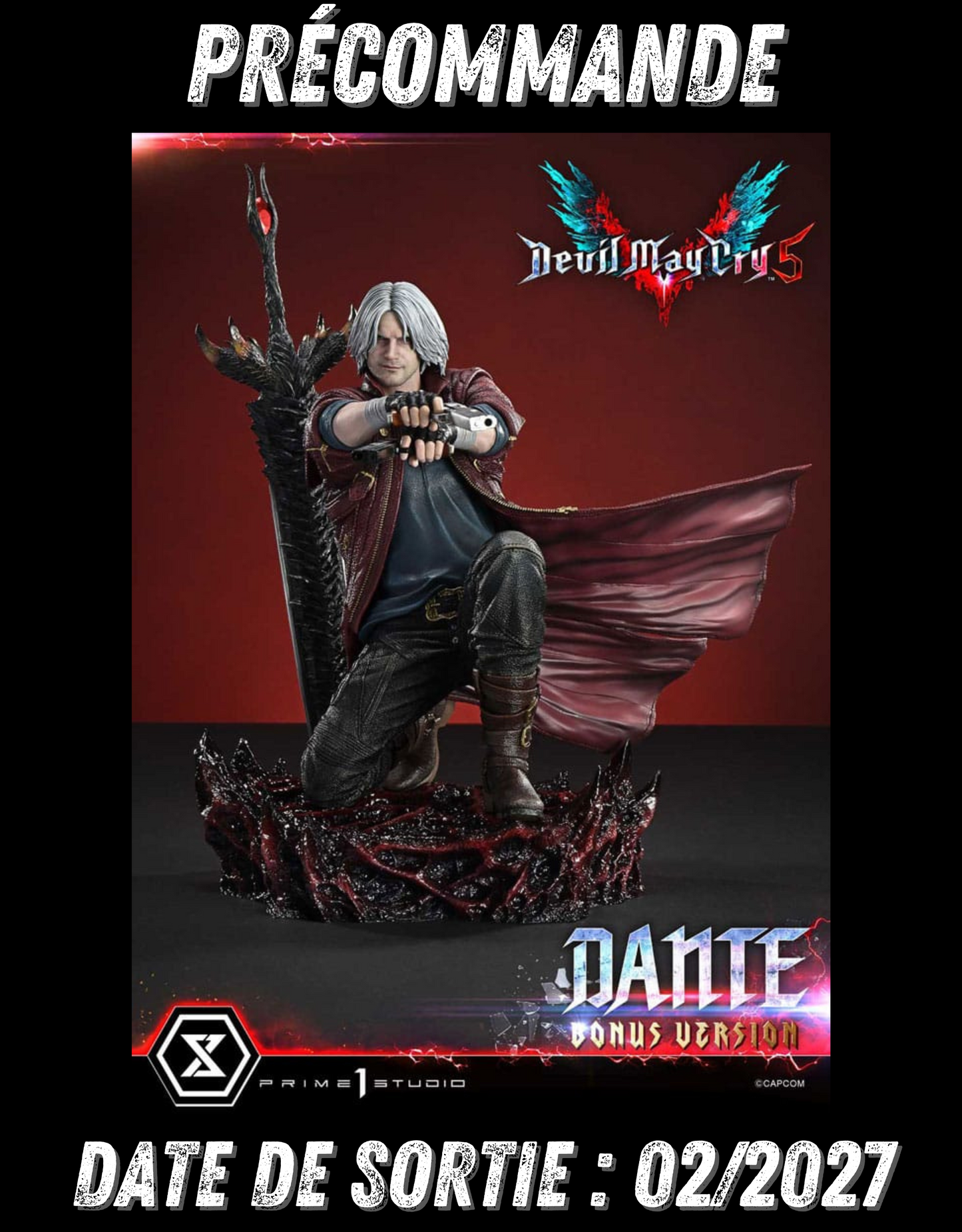 022027 - Devil May Cry V - Dante - Statuette Prime 1 Studio (Bonus Version)