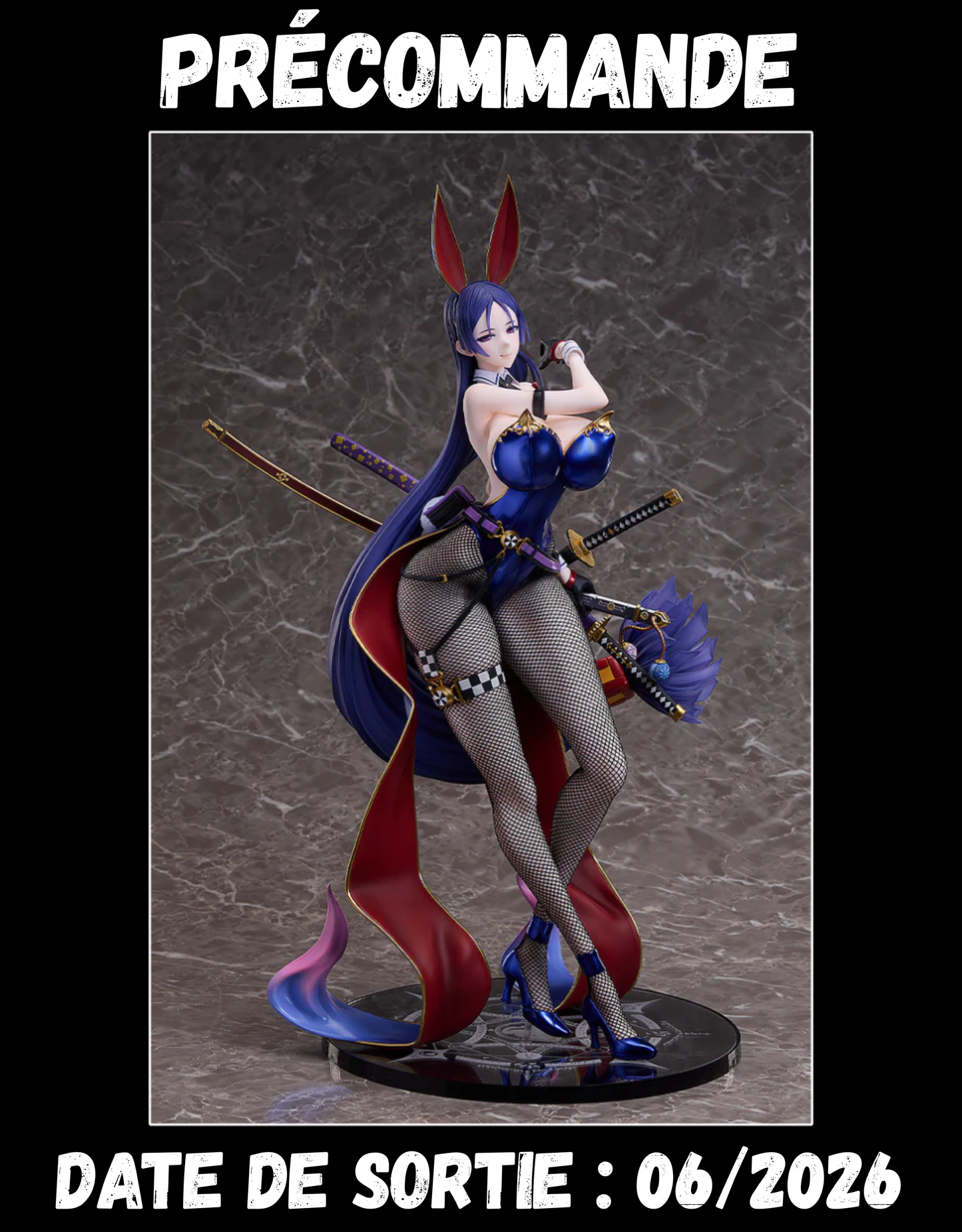 062026 - Fate/Grand Order - Minamoto-no-Raikou (Bunny Girl Style) - Statuette FREEing