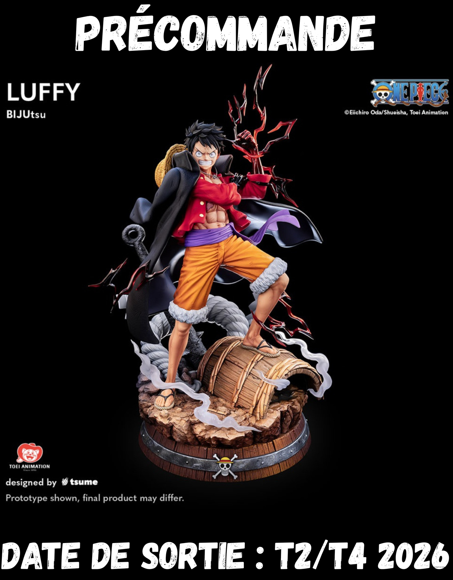 122026 - One Piece - Luffy - Statuette Tsume