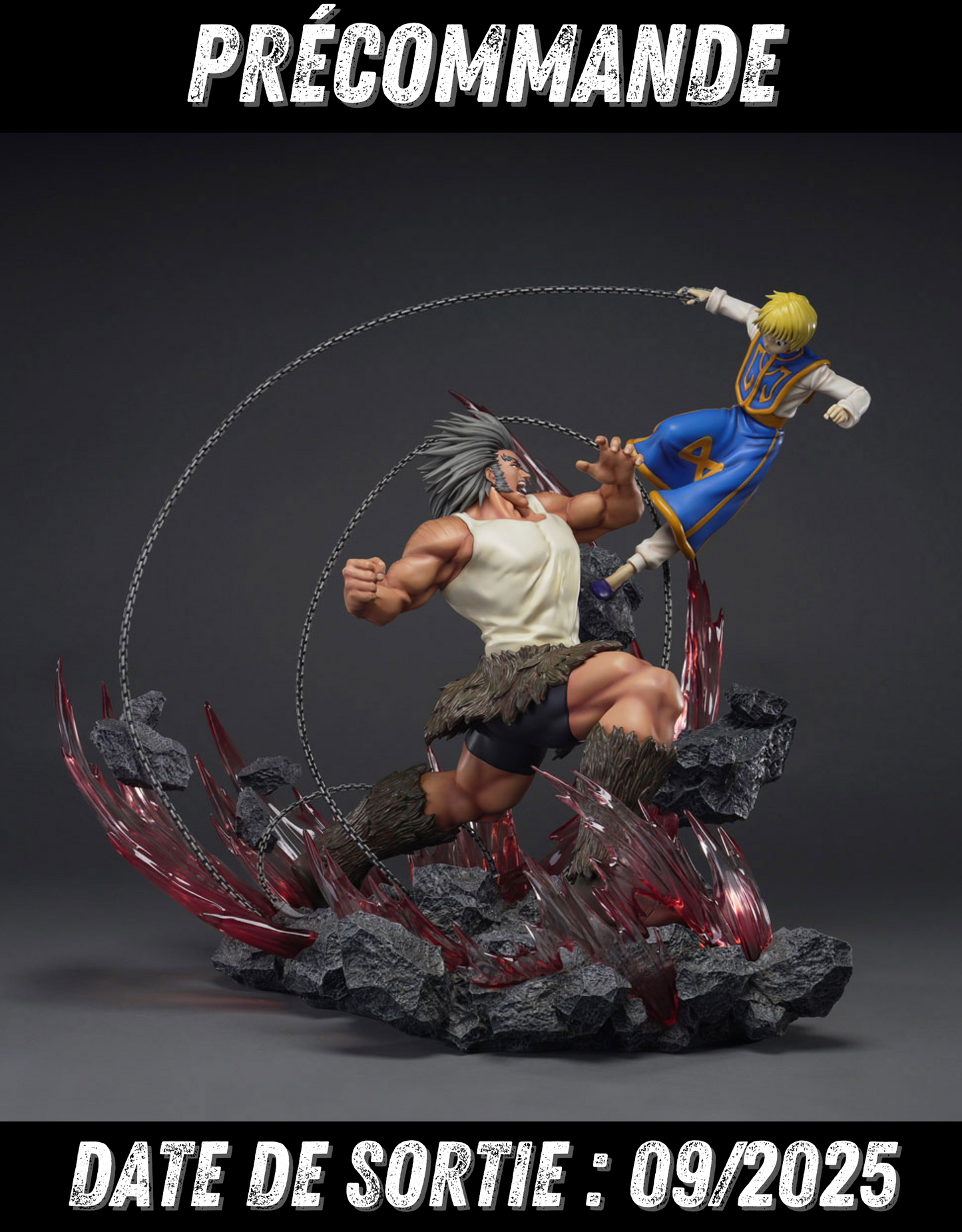 092025 - Hunter x Hunter - Kurapika VS Uvogin - Statuette Hex Collectible