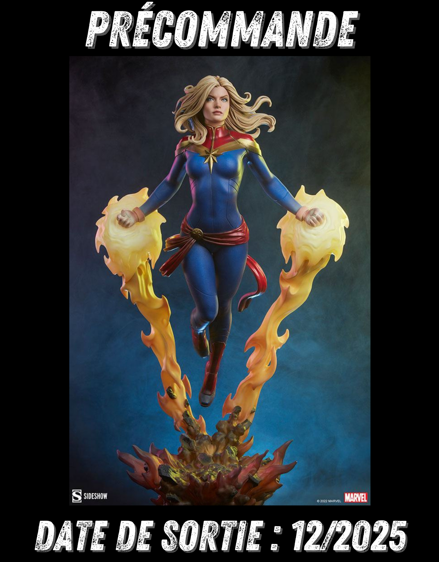 122025 - Marvel - Captain Marvel - Statuette Sideshow