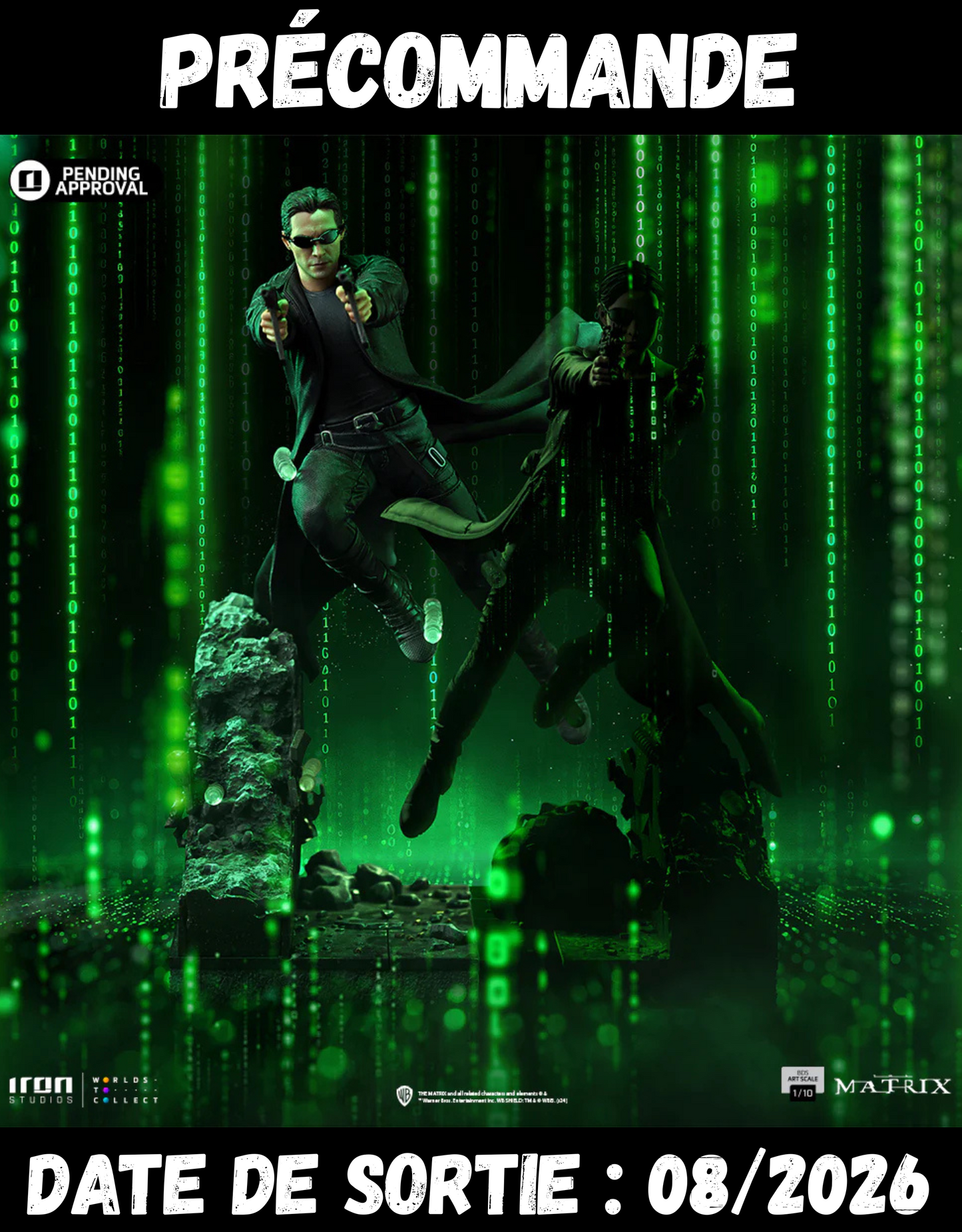 082026 -  Matrix - Neo -Statuette Iron Studio
