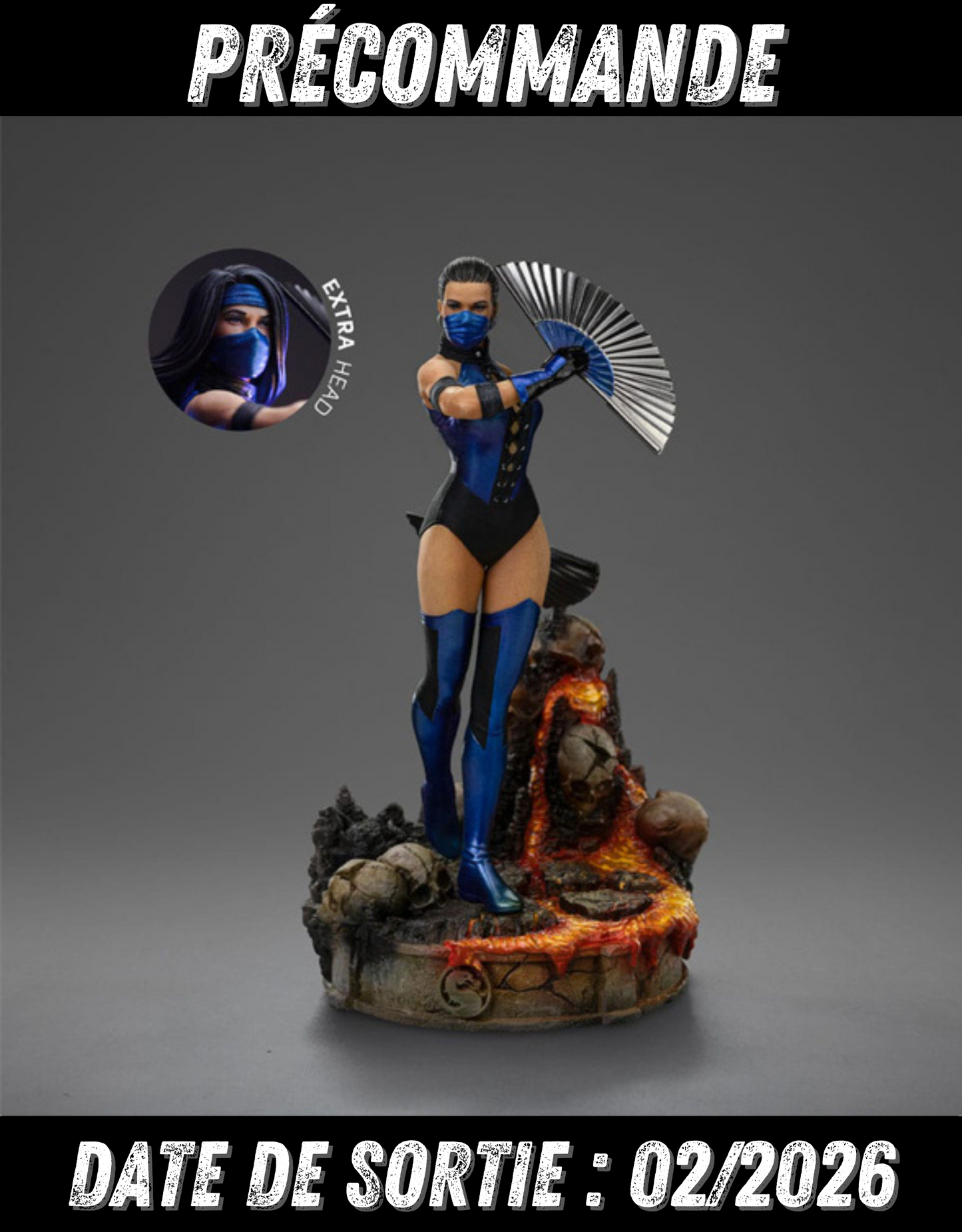 022026 - Mortal Kombat - Kitana - Statuette Iron Studio