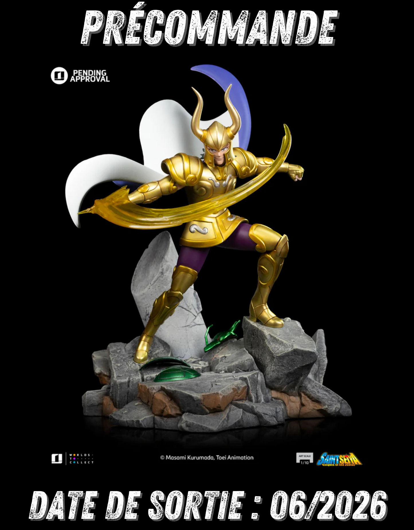 062026 - Saint-Seiya - Shura/Capricorn - Statuette Iron Studio