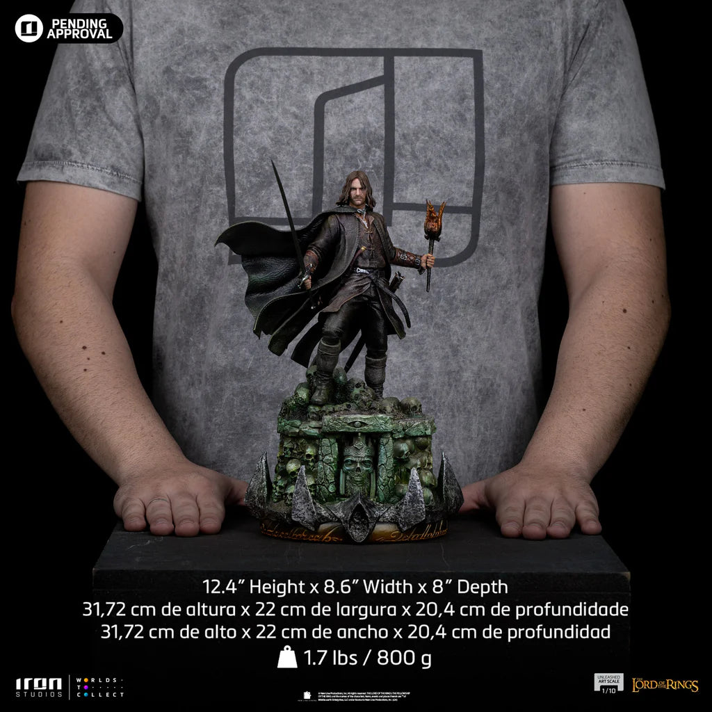 022026 - Seigneur des Anneaux - Aragorn (Unleashed) - Statuette Iron Studio