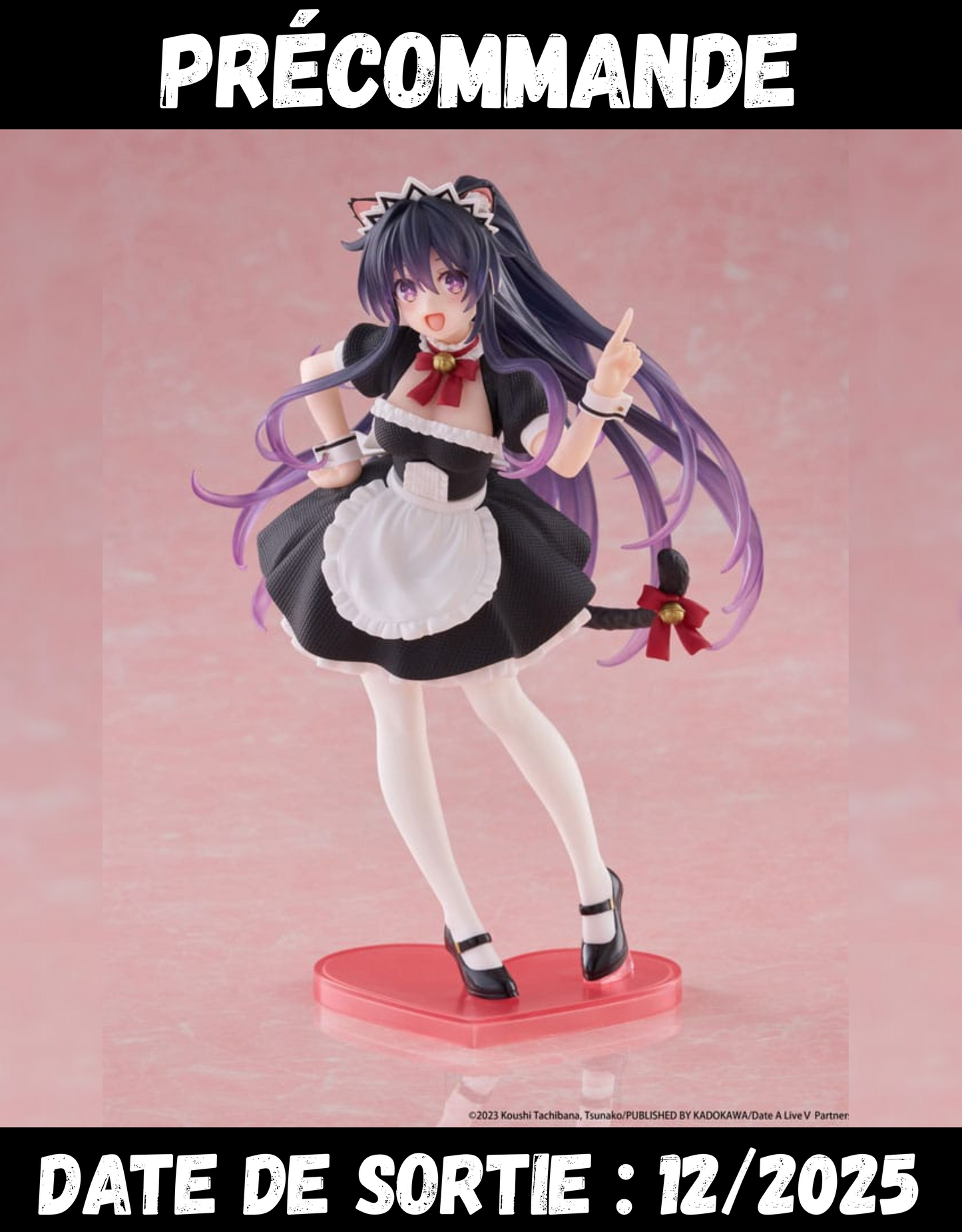 122025 - Date A Live V - Tohka Yatogami (Cat Ear Maid Ver.) - Figurine Taito