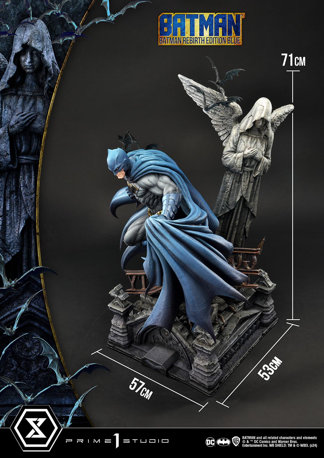 032026 - DC Comics - Batman Rebirth (Edition Blue Deluxe Version) - Statuette Prime 1 Studio