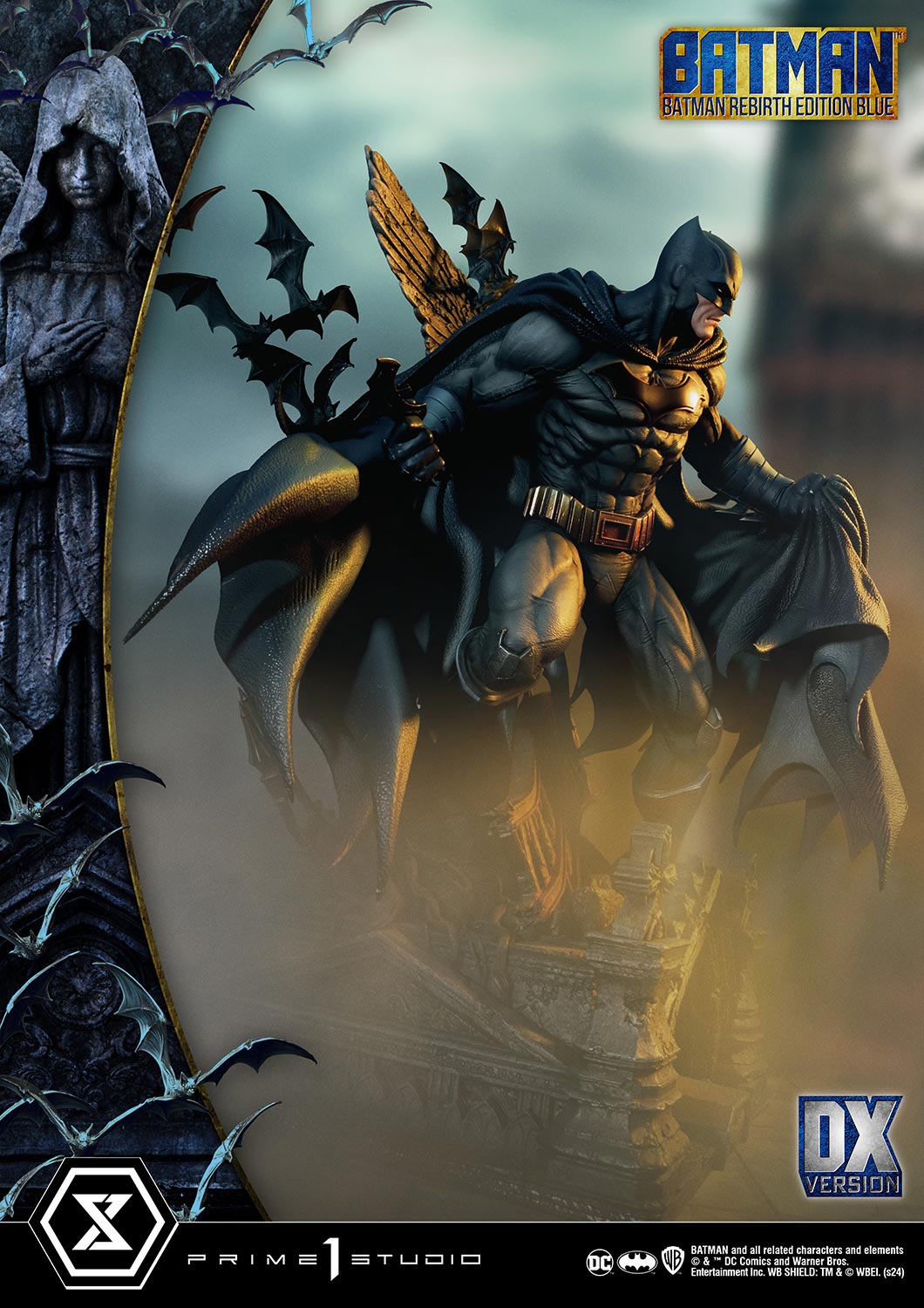 032026 - DC Comics - Batman Rebirth (Edition Blue Deluxe Version) - Statuette Prime 1 Studio