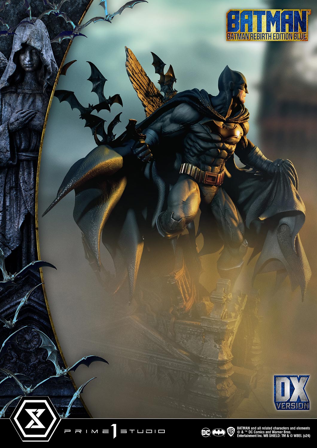 032026 - DC Comics - Batman Rebirth (Edition Blue Deluxe Version) - Statuette Prime 1 Studio