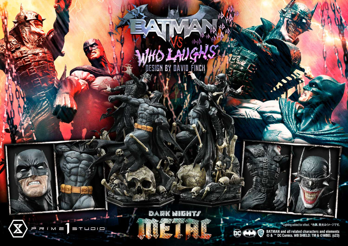 112025 - Batman - Batman VS Batman Qui Rit - Statuette Prime 1 Studio