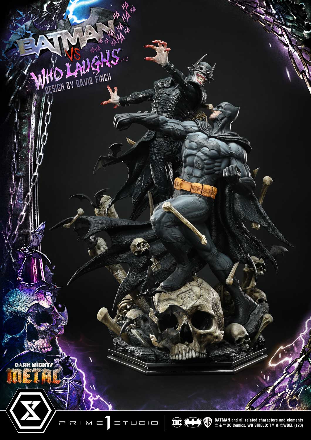 112025 - Batman - Batman VS Batman Qui Rit - Statuette Prime 1 Studio