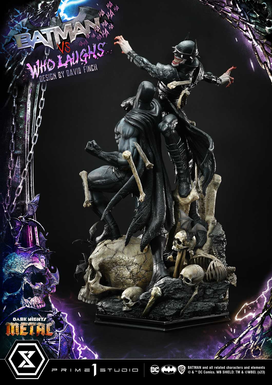 112025 - Batman - Batman VS Batman Qui Rit - Statuette Prime 1 Studio