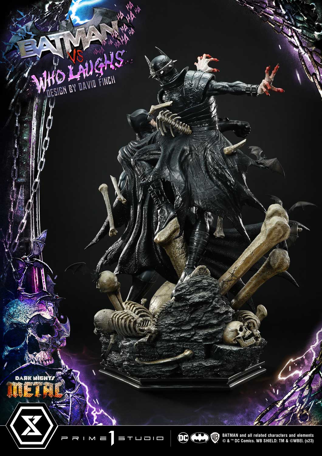 112025 - Batman - Batman VS Batman Qui Rit - Statuette Prime 1 Studio