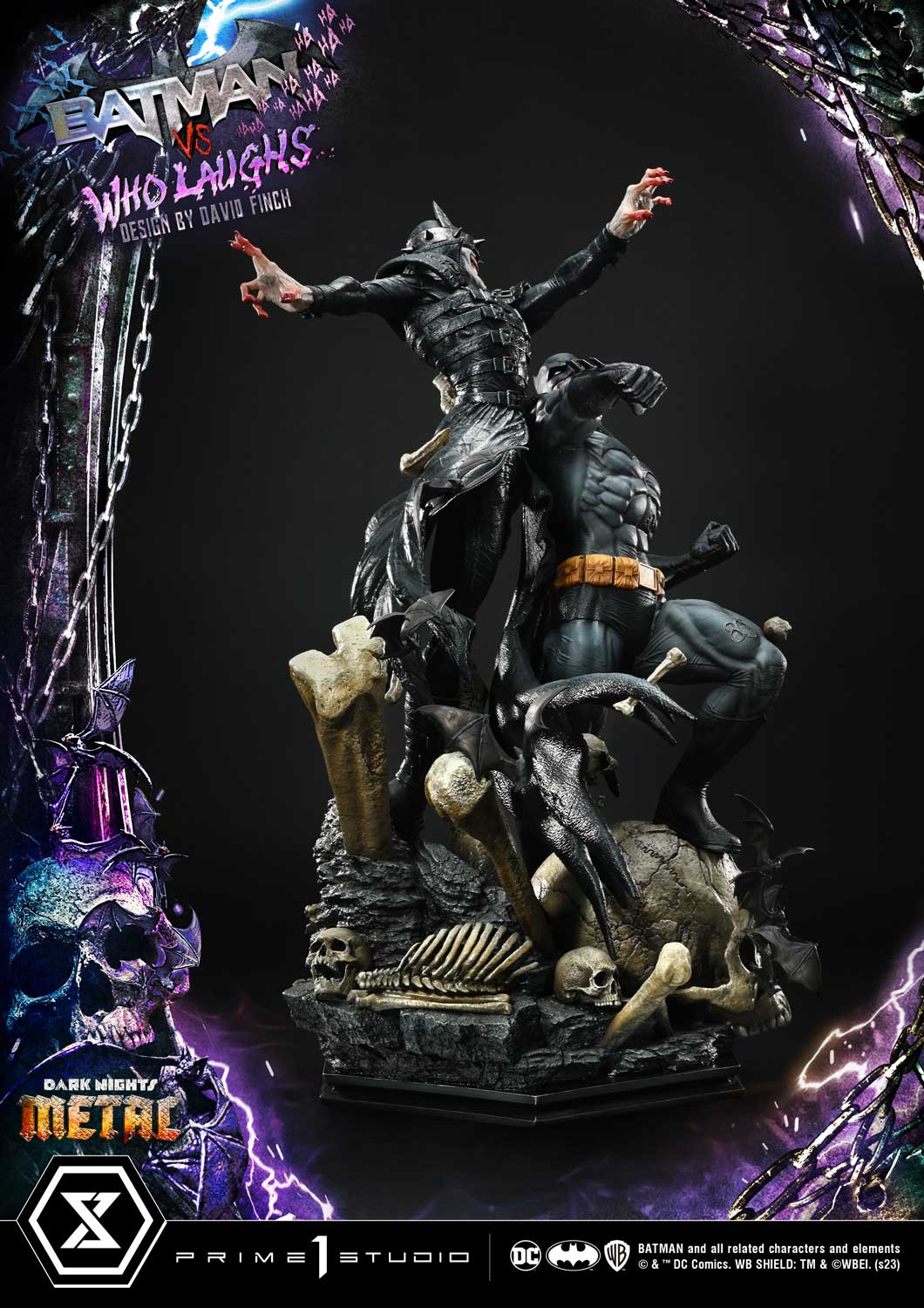112025 - Batman - Batman VS Batman Qui Rit - Statuette Prime 1 Studio