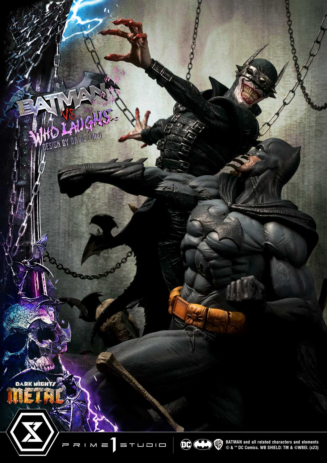 112025 - Batman - Batman VS Batman Qui Rit - Statuette Prime 1 Studio