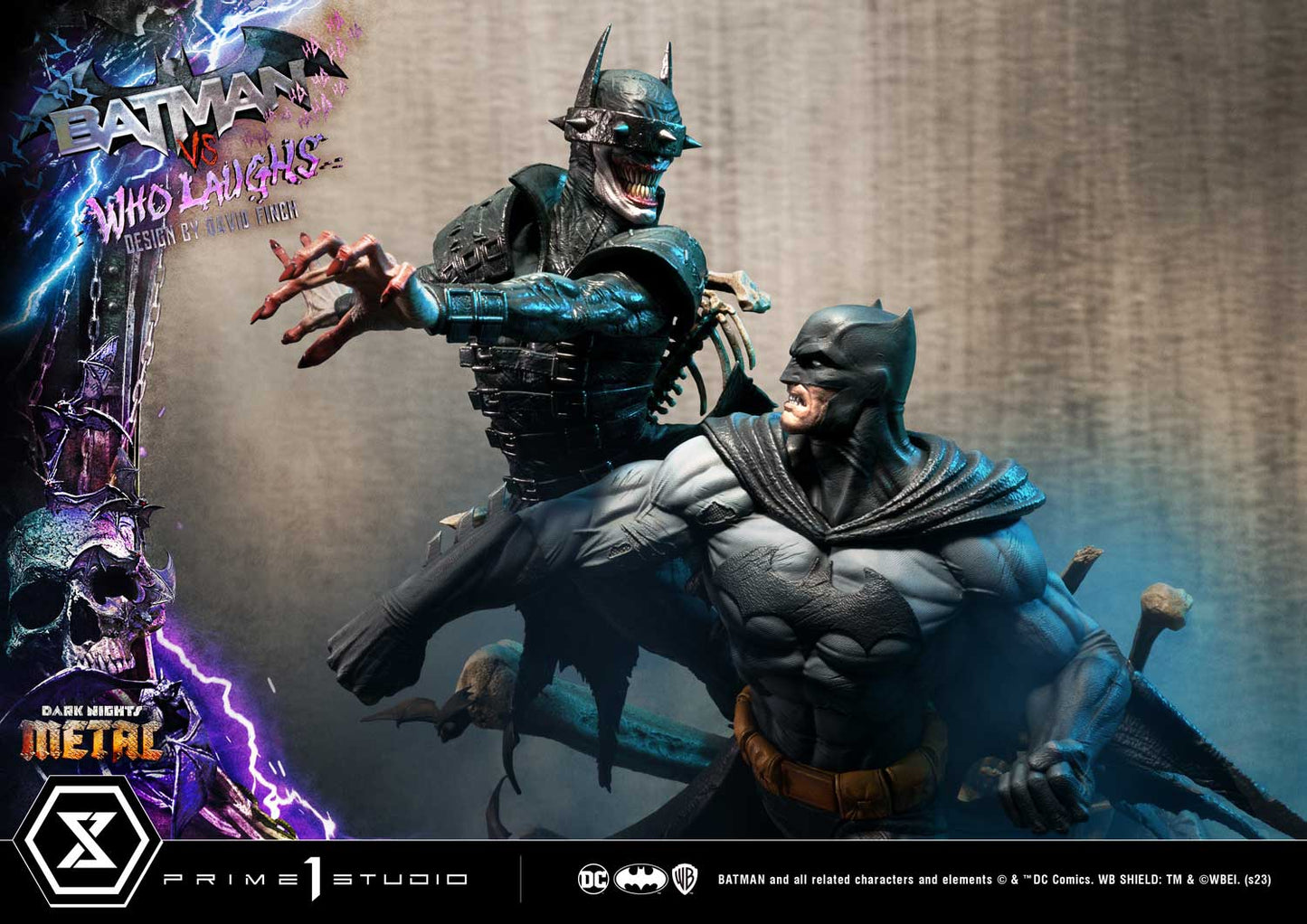 112025 - Batman - Batman VS Batman Qui Rit - Statuette Prime 1 Studio