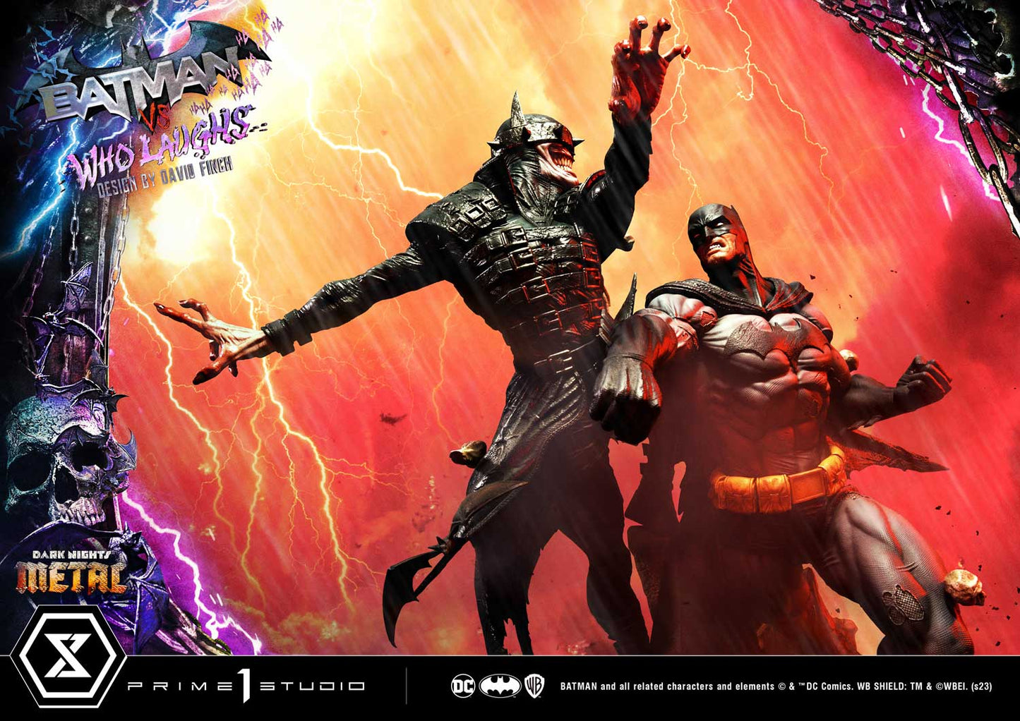 112025 - Batman - Batman VS Batman Qui Rit - Statuette Prime 1 Studio