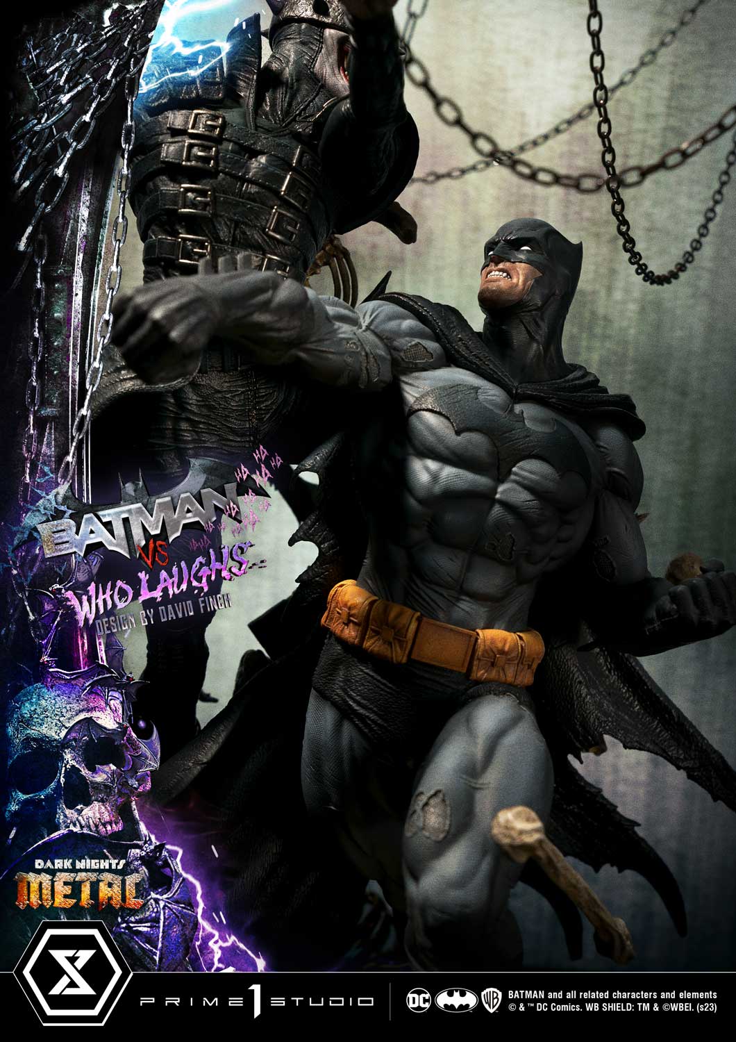 112025 - Batman - Batman VS Batman Qui Rit - Statuette Prime 1 Studio