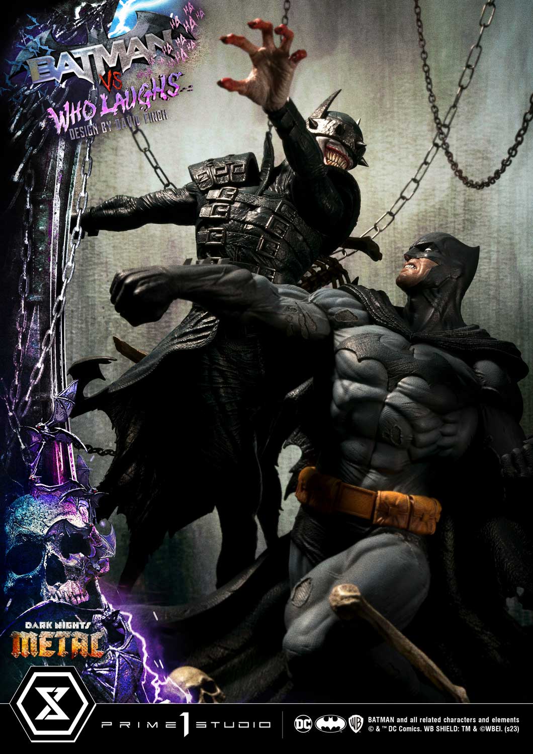 112025 - Batman - Batman VS Batman Qui Rit - Statuette Prime 1 Studio