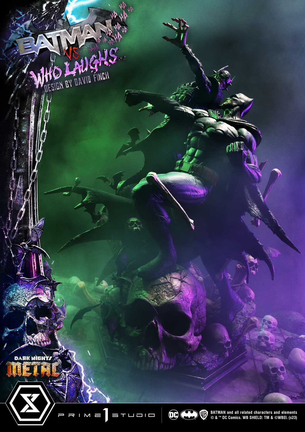 112025 - Batman - Batman VS Batman Qui Rit - Statuette Prime 1 Studio